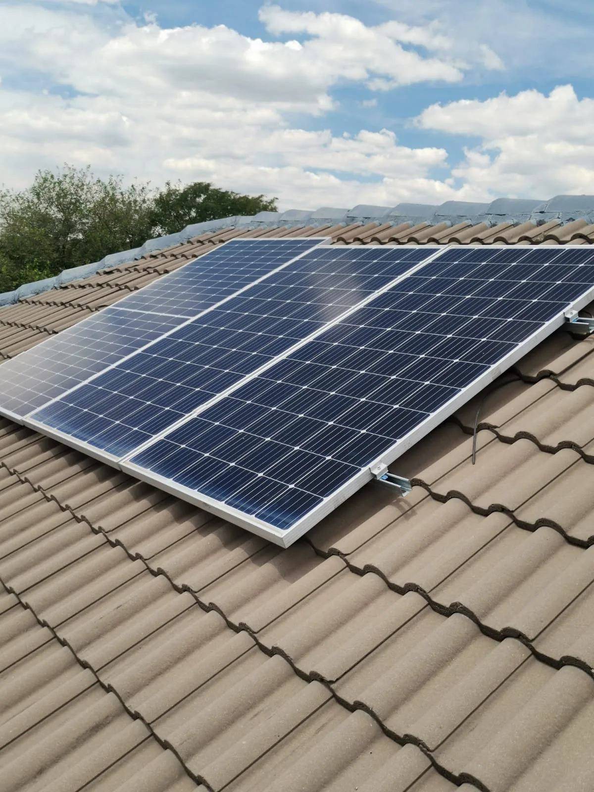 Solar panel detail