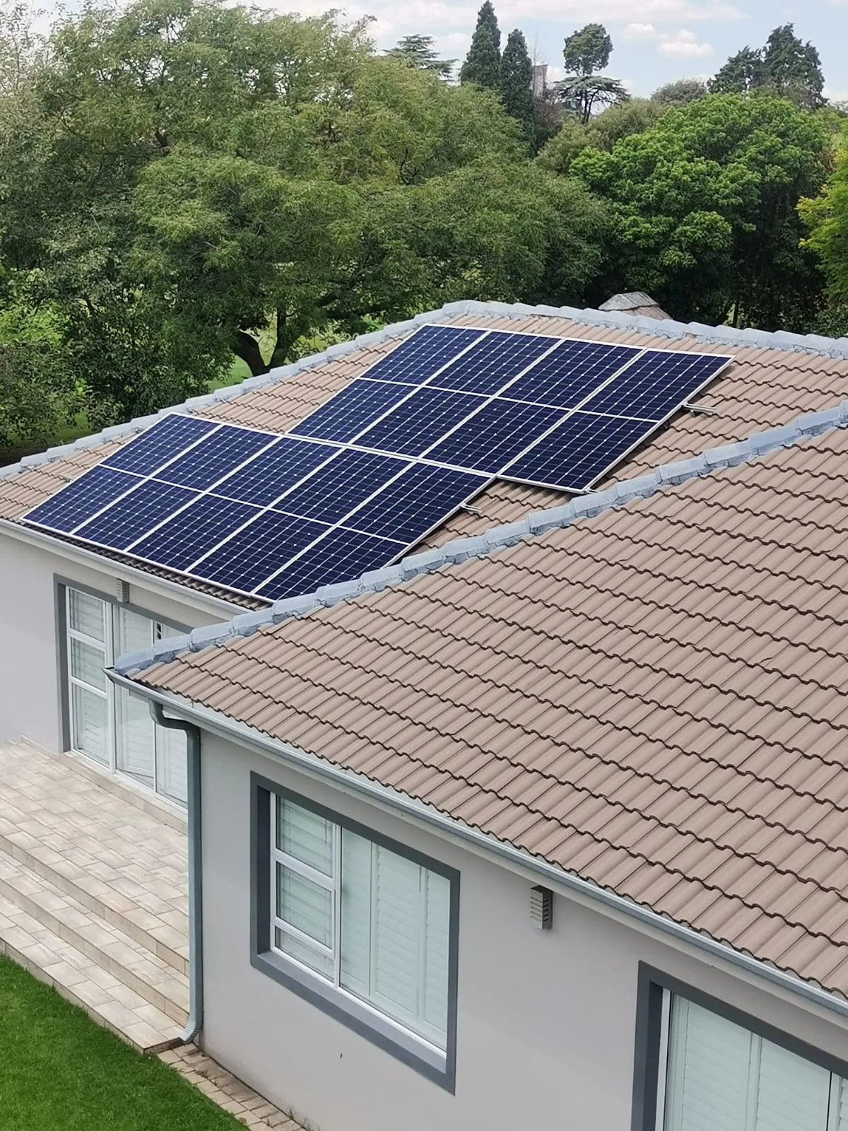 Solar roof installation
