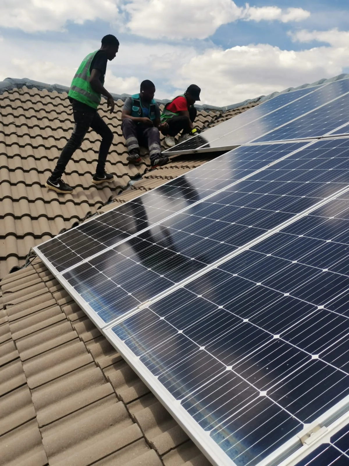 Solar team in progress